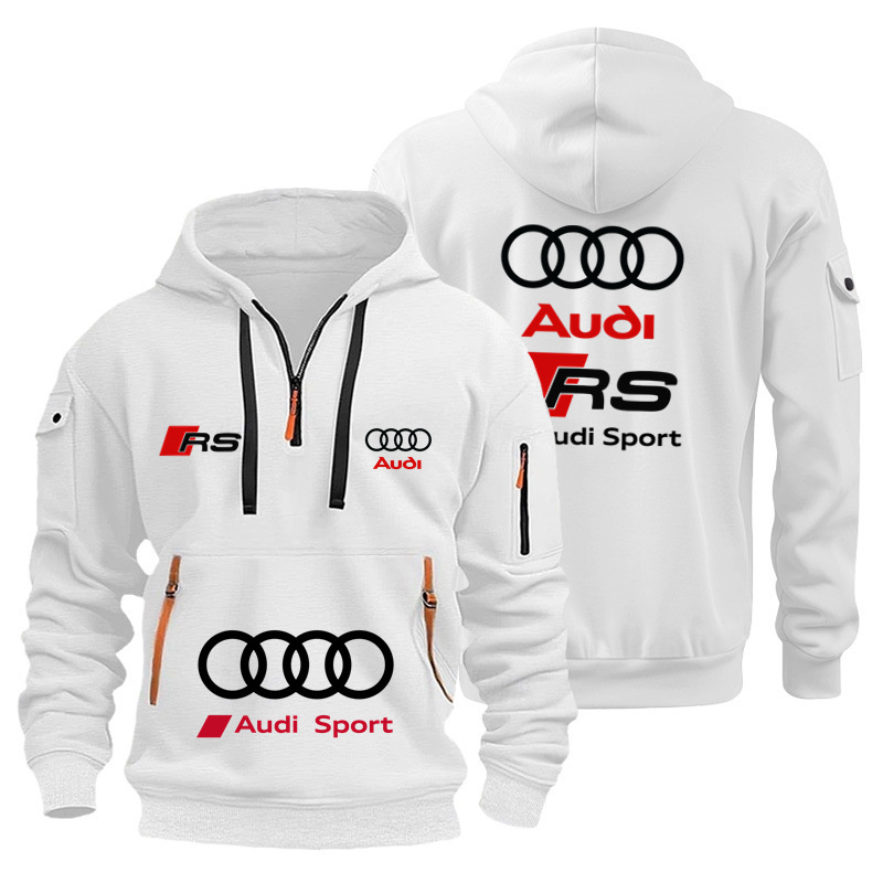 Streetwear Brand Fashion - Audi Brand Unisex Motorcycle Racing Hoodie