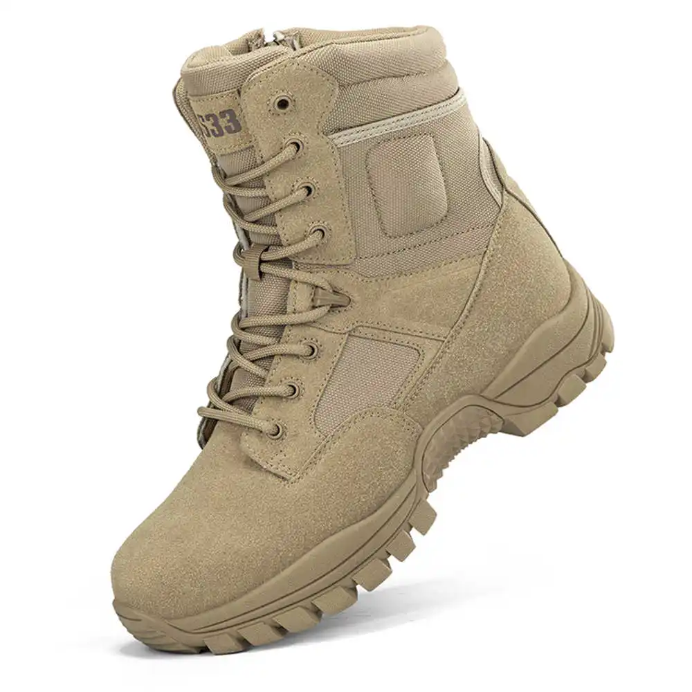 Streetwear Brand Ideas - Nonslip Genuine Leather Hiking Boots Designer