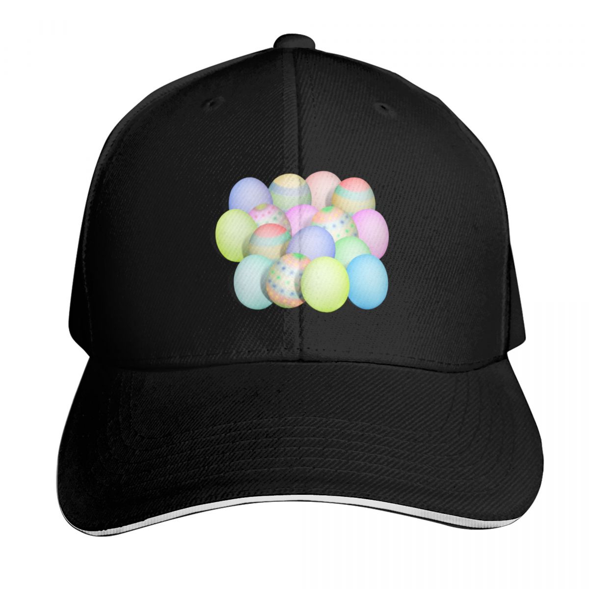 Streetwear Brand Hats - Pastel Colored Easter Eggs Baseball Cap