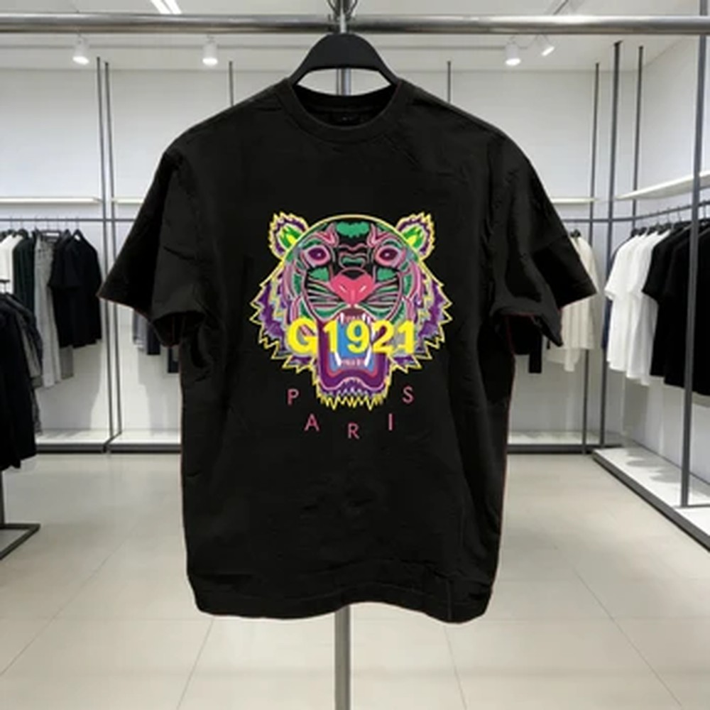 Streetwear Brand Fashion - 2026 Lion Head Print T-shirt Men
