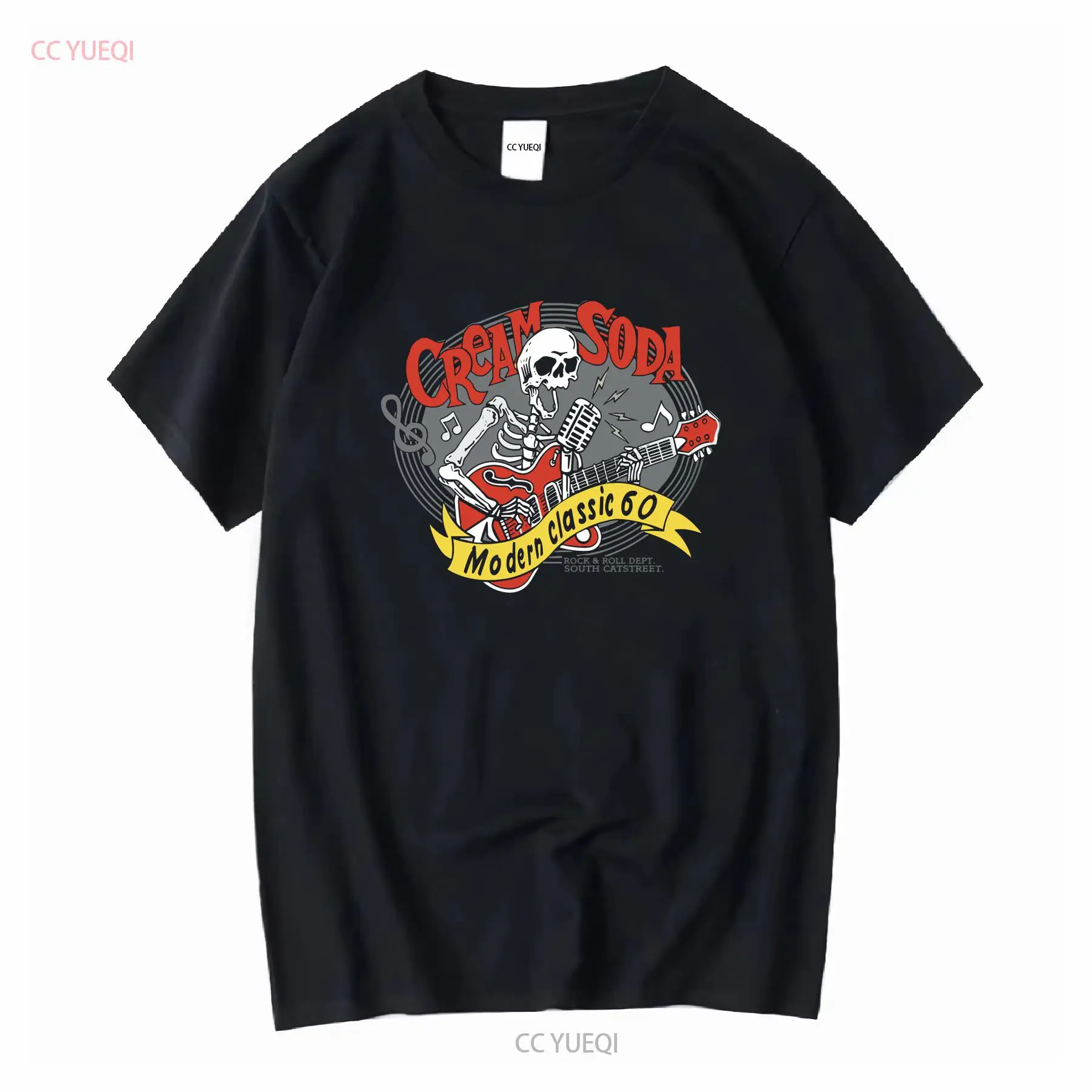 Streetwear Brand Fashion - Cream Soda Rock Roll T shirt