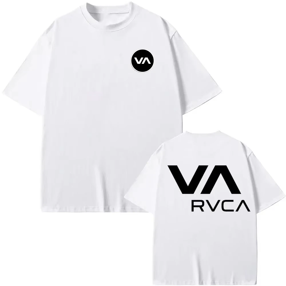 Streetwear Brand Jacket - RVCA T Shirt Black Tee Summer