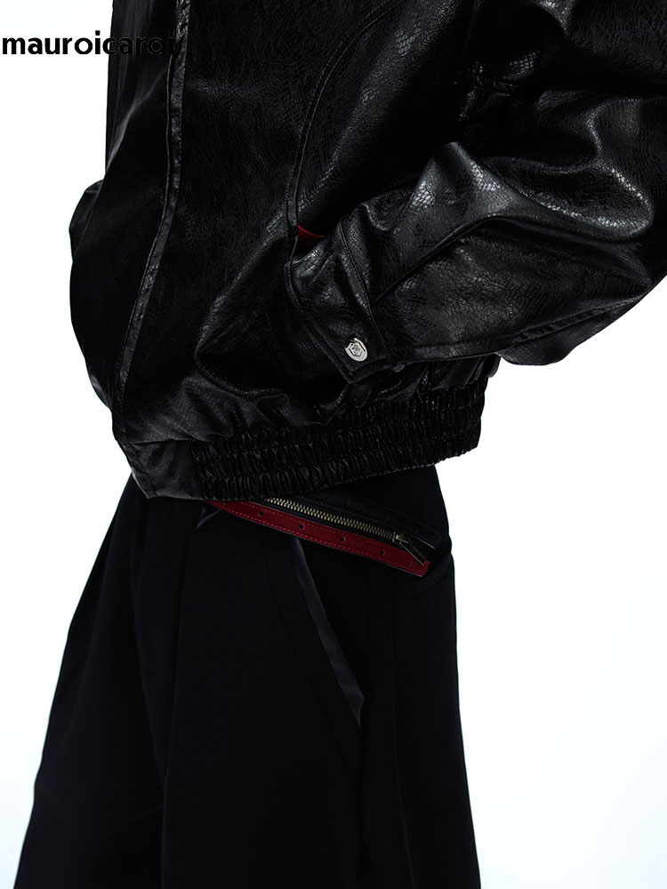 Mauroicardi Spring Autumn Patc - Streetwear Brand Jacket 评论和价格
