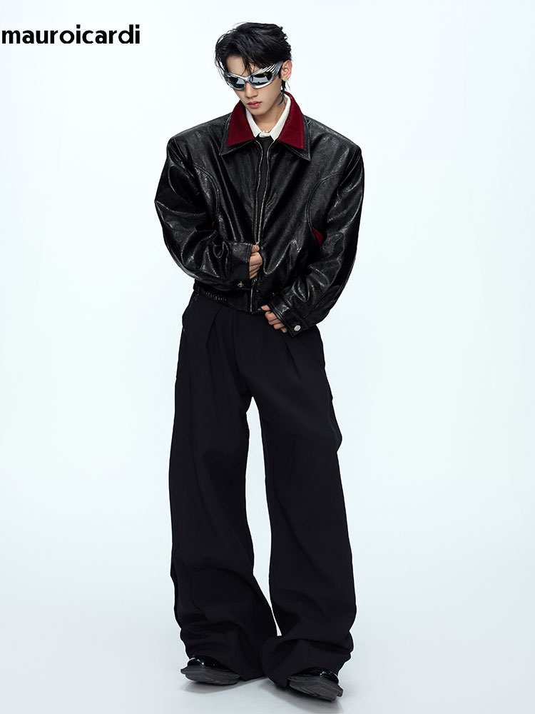 Mauroicardi Spring Autumn Patc - Streetwear Brand Jacket 评论和价格