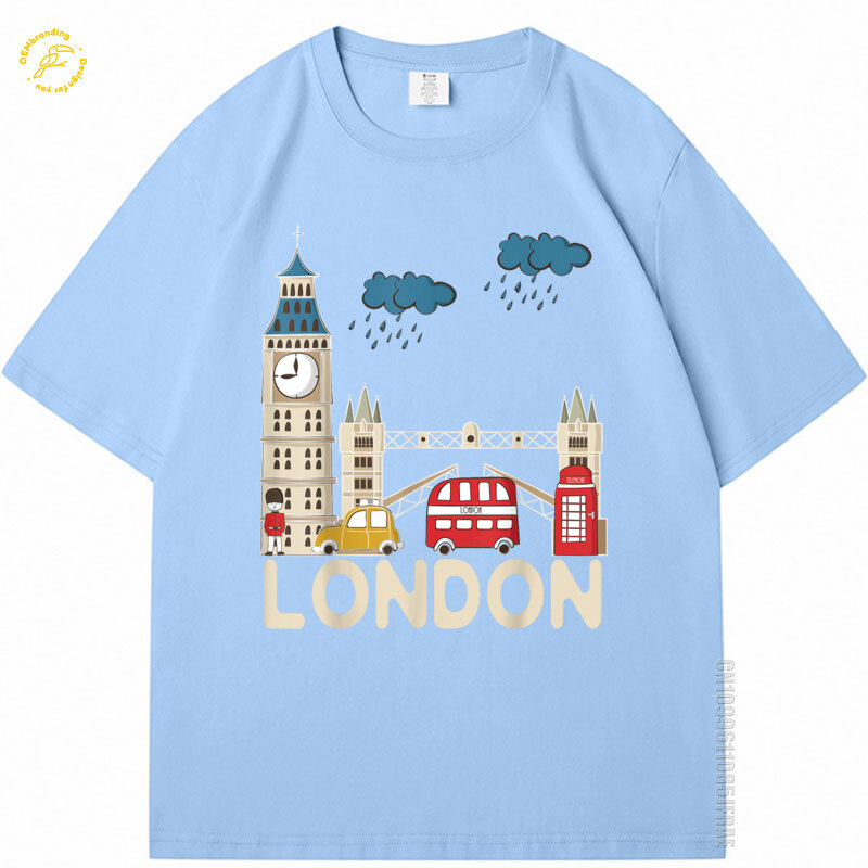 Rainy London Tshirt Cute Souve - Streetwear Brands London 评论和价格