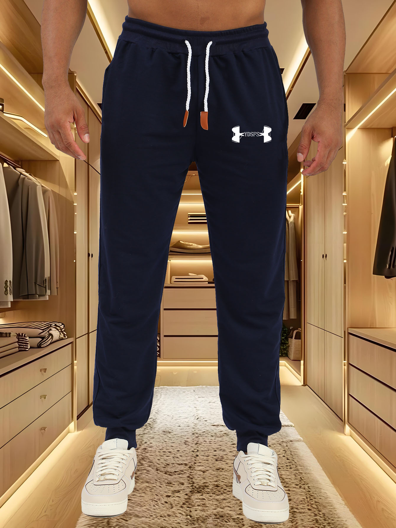 Men Jogger Pants Sport Brand L - Streetwear Brands Logo 评论和价格